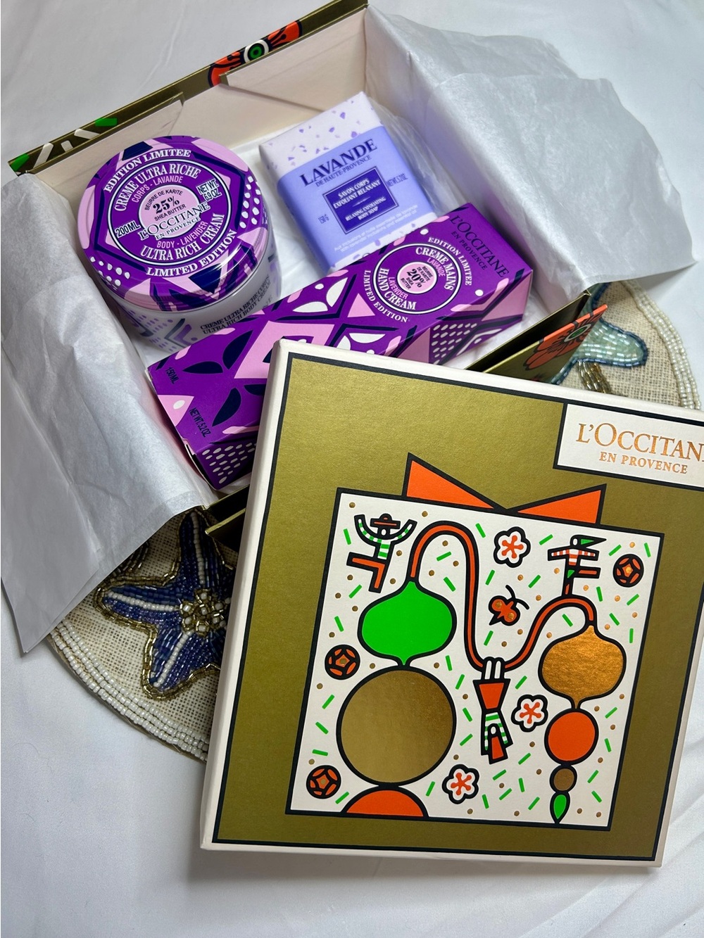 L'Occitane Lavender & Shea Butter Gift Set - New and Sealed